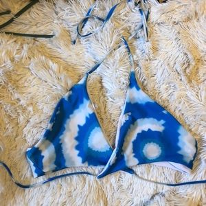 Tie dye bikini top